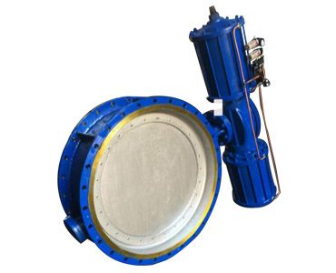 Aeration butterfly valve